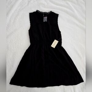 Sweet Wanderer Black Mini Dress Juniors XL NWT The Buckle